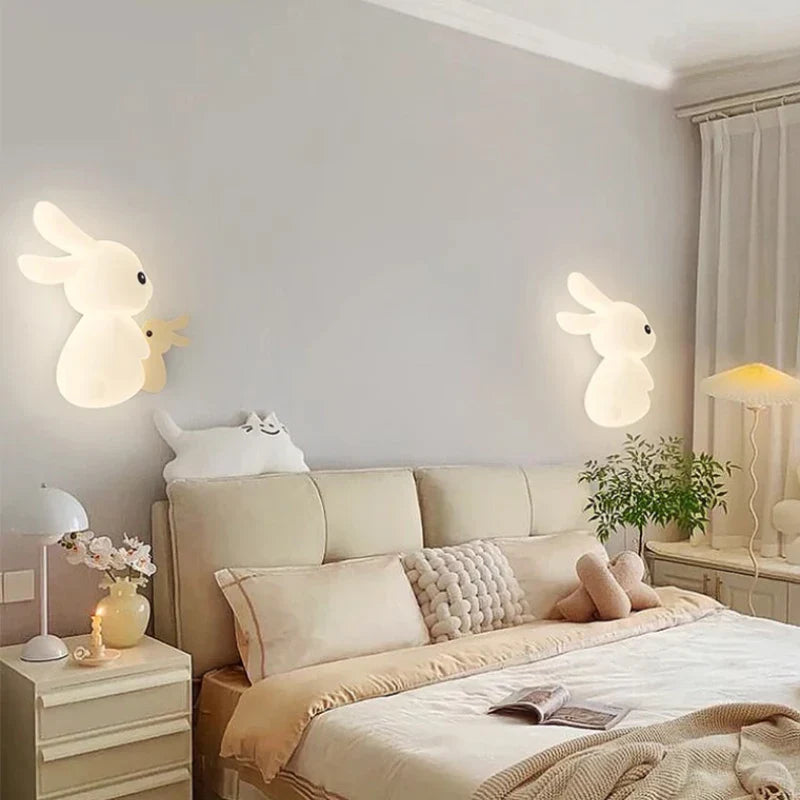 RabbitGlow Lamp - Playful LED Children's Wall Lamp