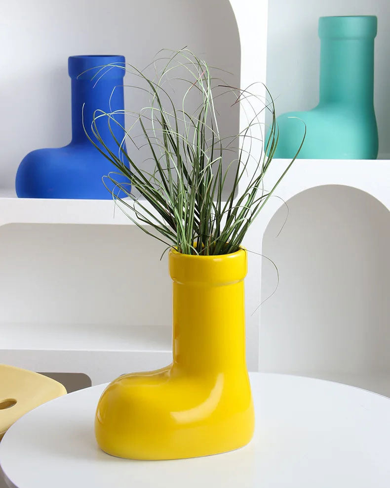 Ankle Boots Vase