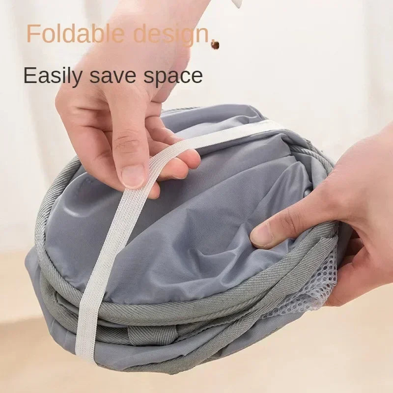Foldixa Laundry Basket | Pop-Up Design & Foldable | With Side Pocket | Single or Double Variant