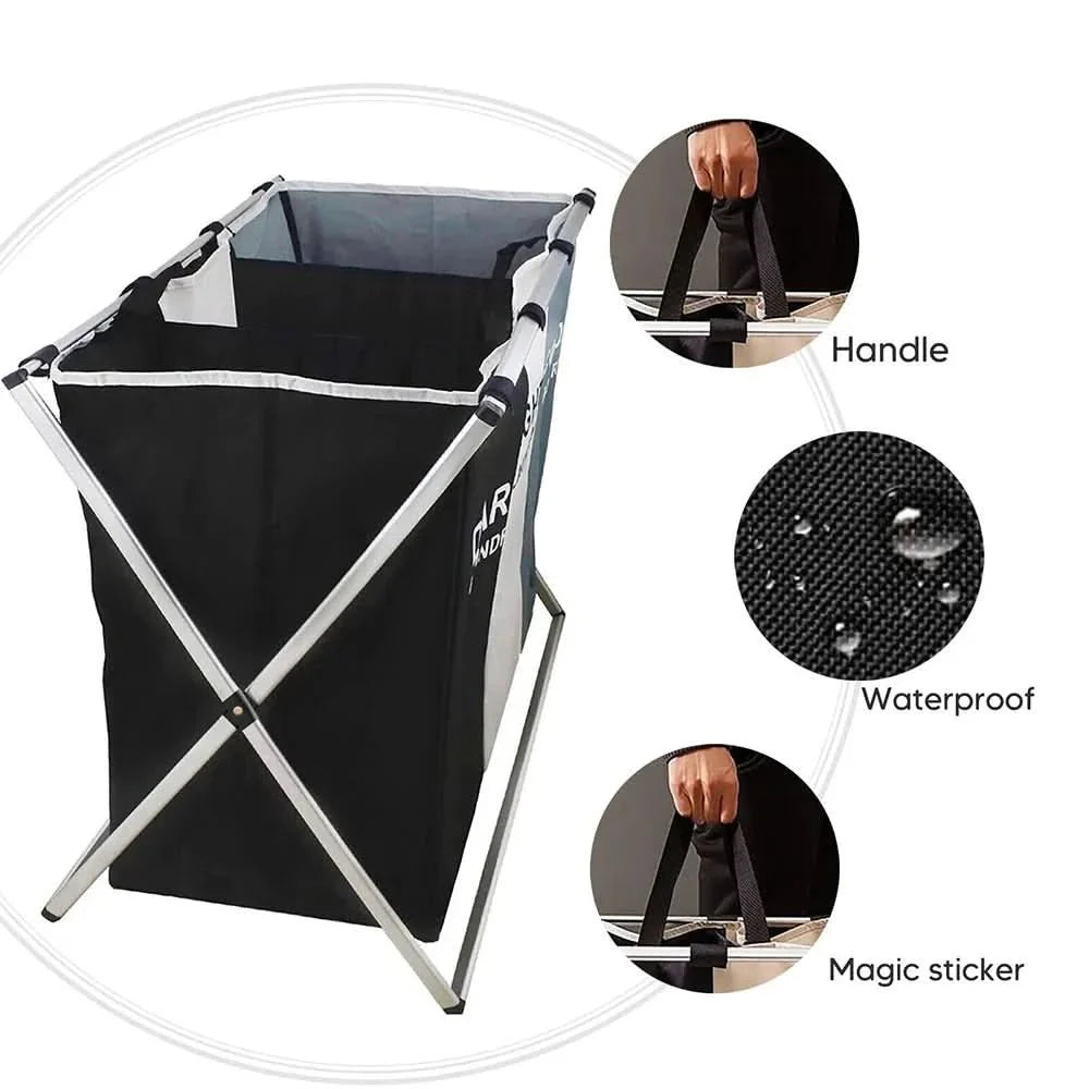 Practical laundry sorter with 3 compartments