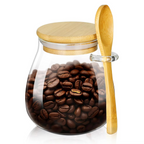 Premium Glass Airtight Canister with Sealed Lid for Kitchen Storage