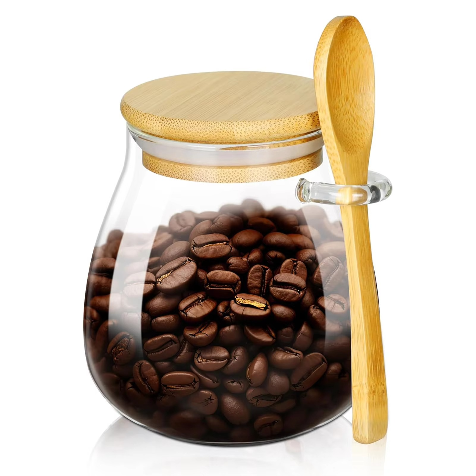 Premium Glass Airtight Canister with Sealed Lid for Kitchen Storage