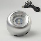 Personalized crystal ball with pet photo & LED base