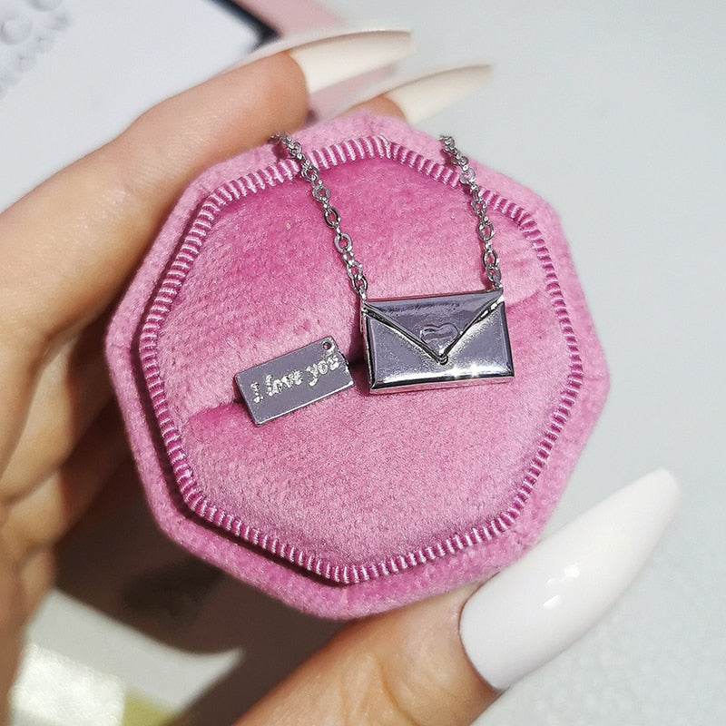 Envelop Love Letter Necklace