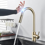 Pull-out Kitchen Faucet with Touch Control and Sensor Function