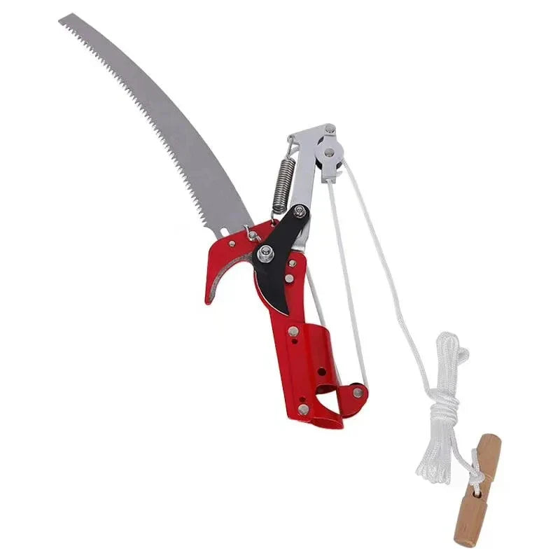Telescopic Tree Pruner with SK5 Steel Blade and Double Pulley