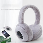Wireless Plush Earphones with Bluetooth 5.2 and Warm Fur Design