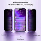 Invisible Shield Full Cover Anti-Peep Privacy Magnetic Phone Case