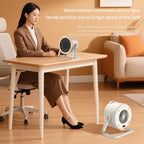 1000W Portable Ceramic Electric Heater Table Model with Tip-Over Protection