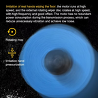 Smart Robot Vacuum Cleaner with Dry and Wet Mopping and Humidifying Spray