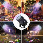LED Christmas Projector SnowMotion | 16 Rotating Patterns | Indoor & Outdoor | Christmas Lighting for Home, Garden & Party