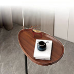 C-Shaped Mobile Side Table Ideal for Sofa or Bed