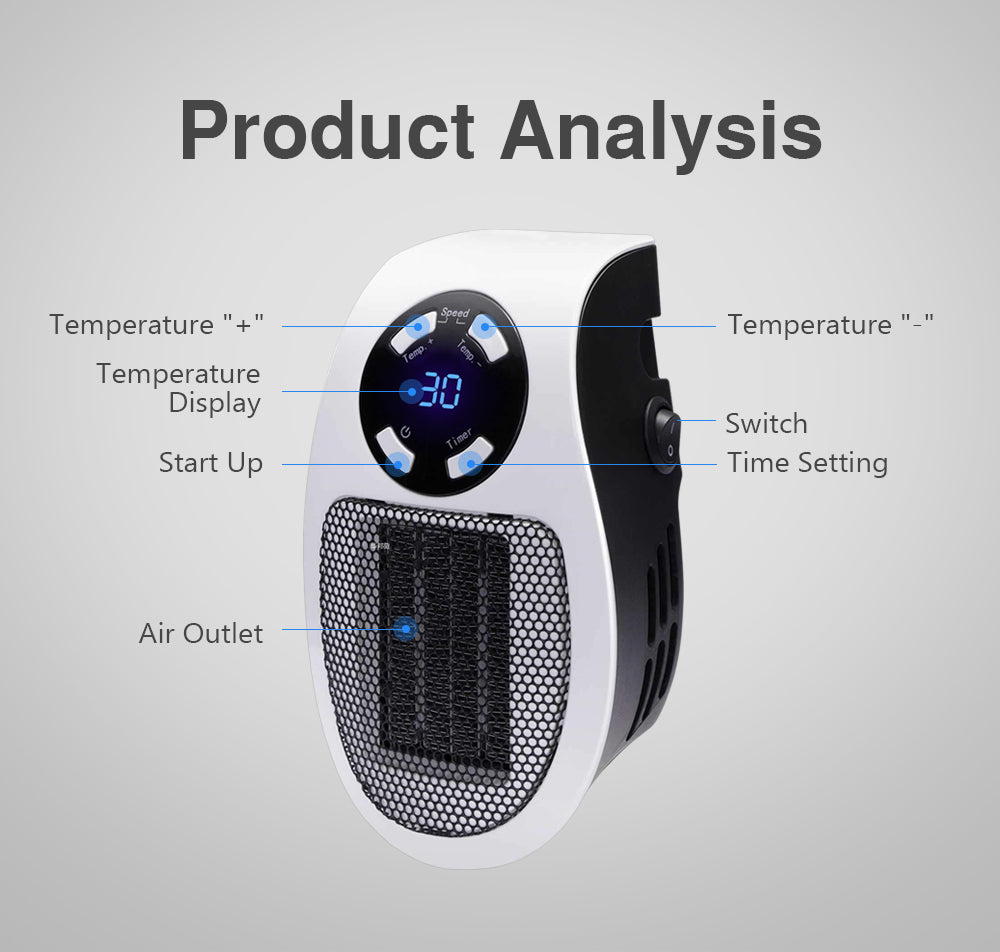 LuxaHeat Elegant Heater | Portable heater for comfortable warmth anywhere