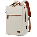 Travel backpack with laptop compartment and USB port for everyday & business trips