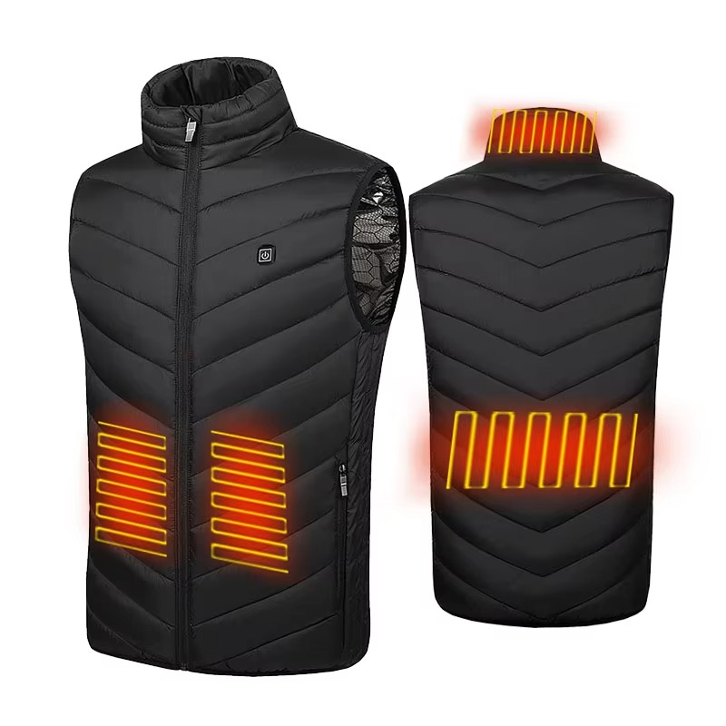 Unisex USB-Powered Heated Vest for Outdoor Enthusiasts