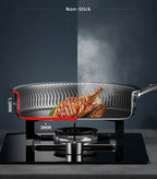 SmartSlick - Antibacterial Oil-Saving Cooking Pan with Non-Stick Coating