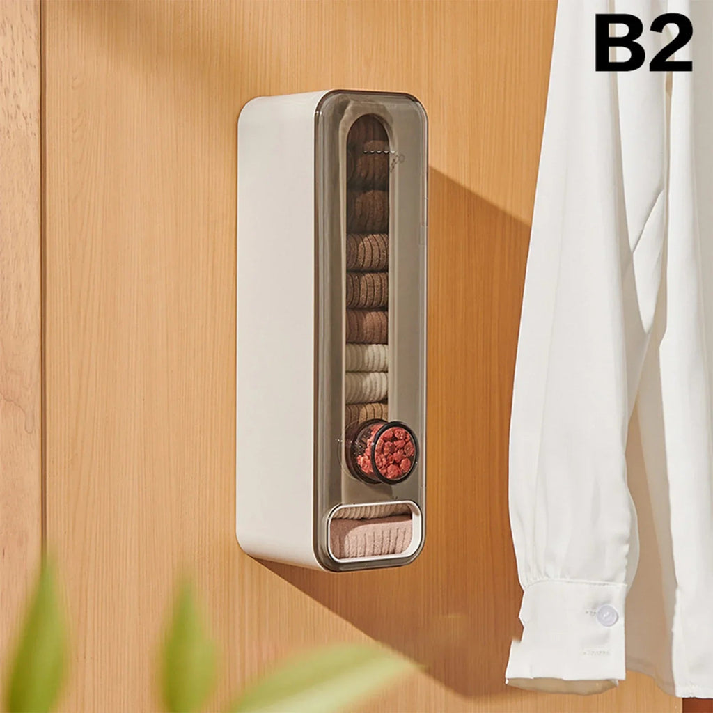 Wall-Mounted Aromatherapy Wardrobe Underwear Organizer