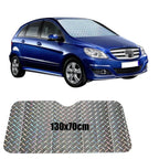 SOLVEX Auto Sunshade | UV Protection & Heat Protection for Front and Rear Windows | Reflective Aluminum Foil | Universally Compatible