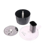 MixWerk Thermomix Cutting Set for TM6 & TM5 | Vegetable Cutter & Grater | Slicer Attachment for Radishes & Sweet Potatoes | Accessories with Container