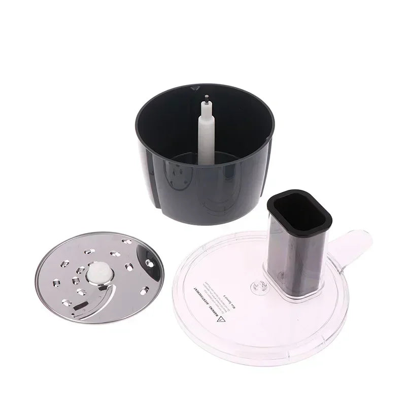 MixWerk Thermomix Cutting Set for TM6 & TM5 | Vegetable Cutter & Grater | Slicer Attachment for Radishes & Sweet Potatoes | Accessories with Container
