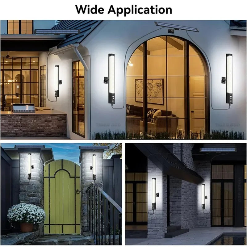 Solario Split Solar Lamp | 158 LEDs | Motion Sensor & Remote Control | 10W Solar Light