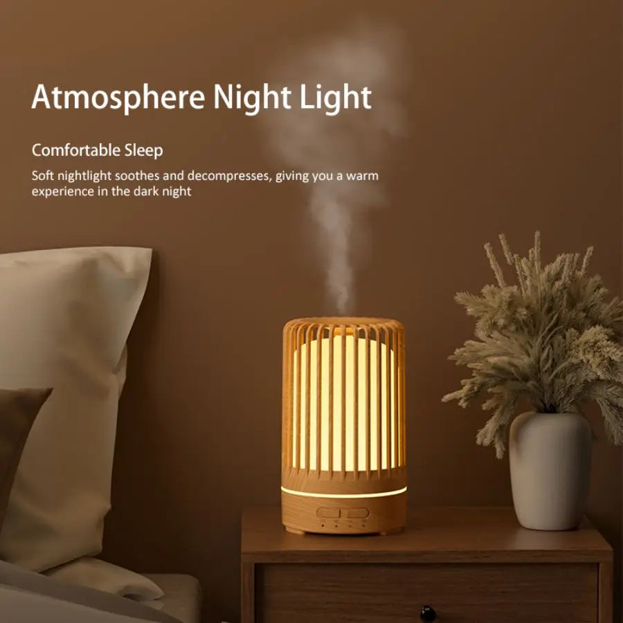 Auralis Mini Aroma Diffuser | 150 ml | Ultrasonic & LED Mood Light | USB Operation | Quiet Humidification