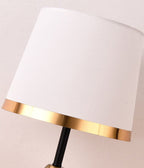 GiltGlow – Elegant Gold and Black Retro Table Lamp