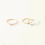 Dainty Birthstone Ring