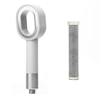 AquaGlow Beauty Filter Showerhead – High pressure, water-saving and purified showering – round handheld model