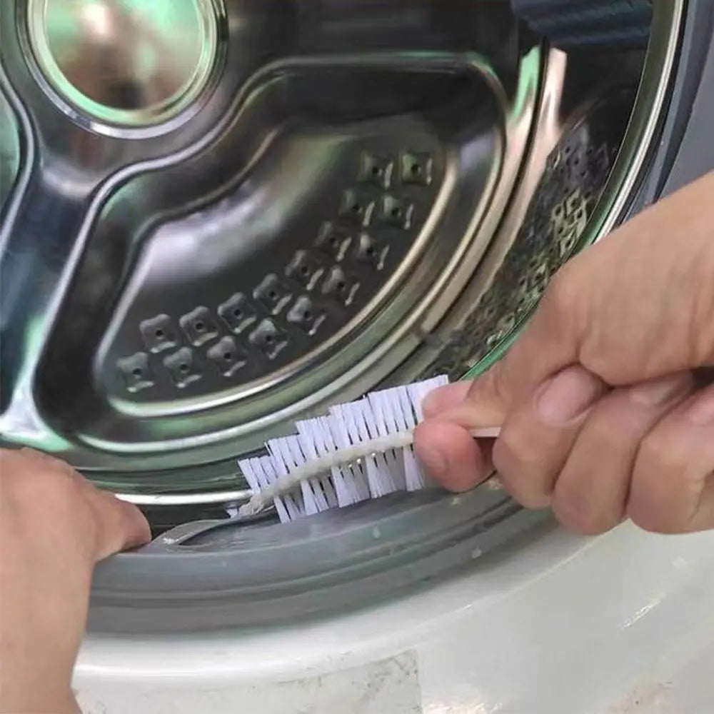Washing Machine Crevice Cleaning Brush with Flexible Nylon Bristles