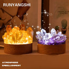 Crystal lamp natural stone | Handmade | Feng Shui & wellness decor | 150–200 g