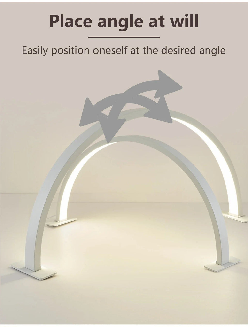 LUNAIL LED Nail Lamp | Half-Moon Design | USB | For Nail Studio & Home
