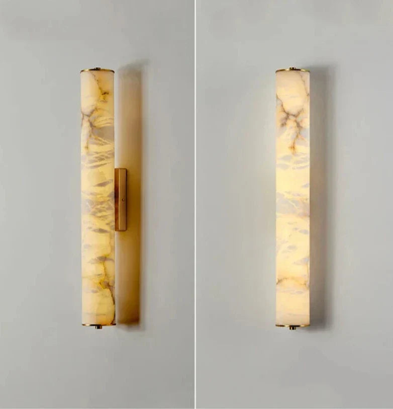 Sculptural Wall Lamp Marble for Interiors with Character