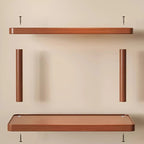BambuCasa 2-tier wooden shelf