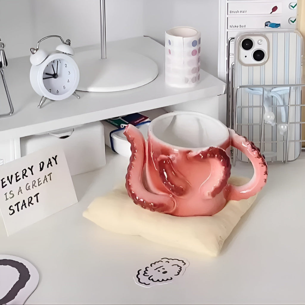 Octopus Tentacle Ceramic Coffee Mug
