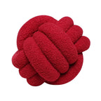 Boucle Rope Knot Ball Cushion