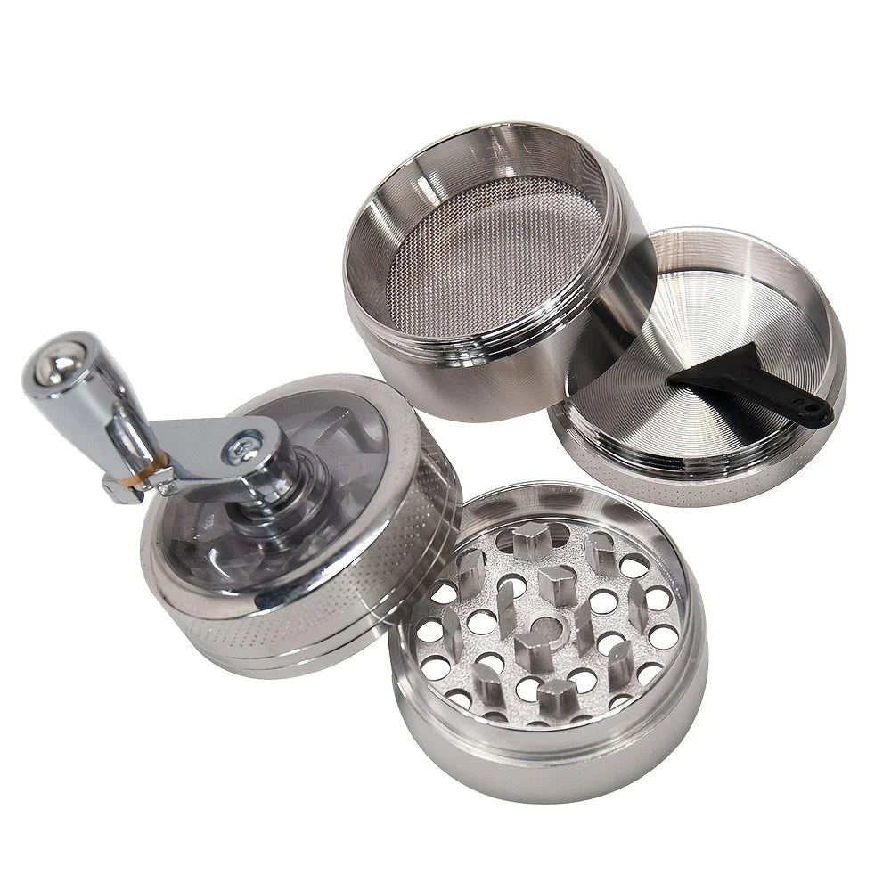 Nut and Hard Spice Mill - Hand tool for grinding nutmeg, ginger, rock salt, and peppercorns