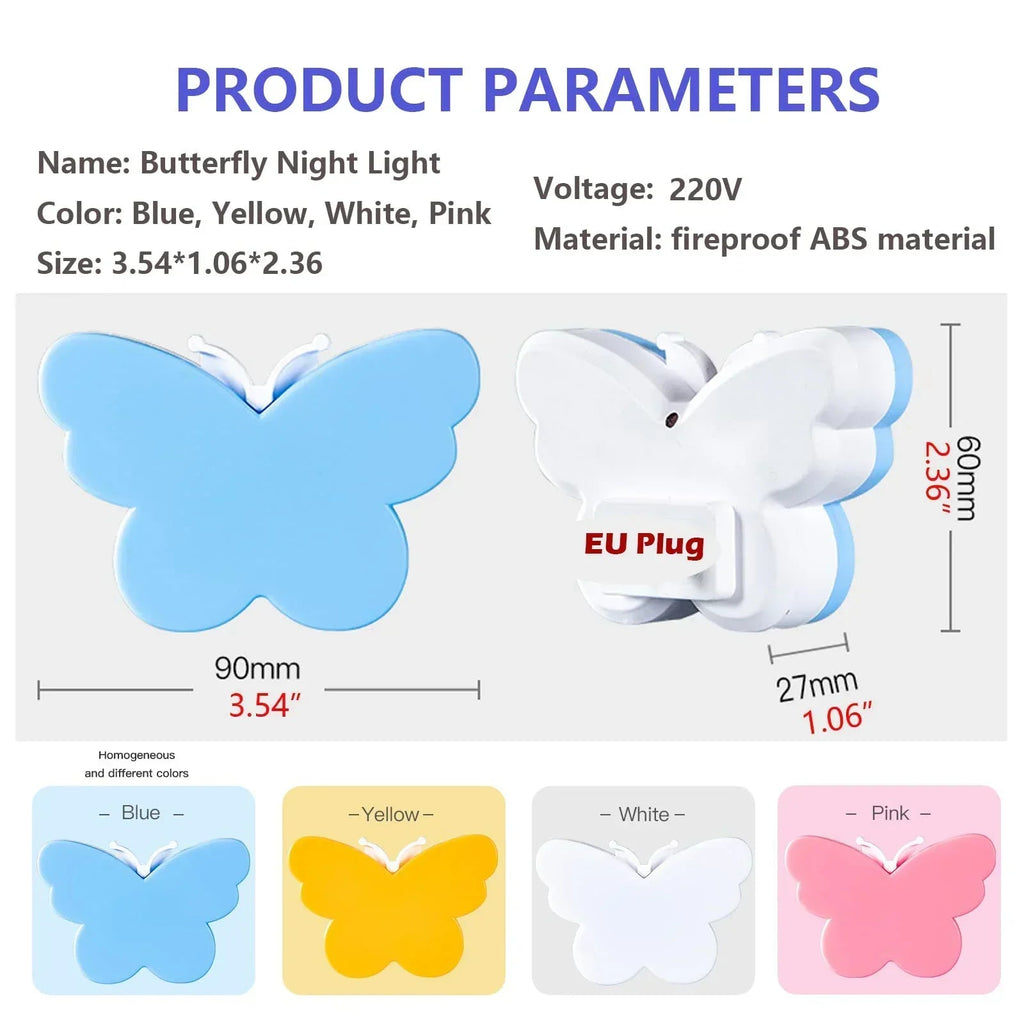 GlowEase LED Night Light | Automatic Light Sensor | Warm White Comfort Light