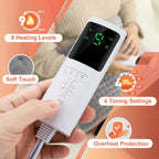 ThermaEase Electric Heating Pad | Multifunctional Heating Belt for Back & Waist | 9 Temperature Levels & 4 Timer Options