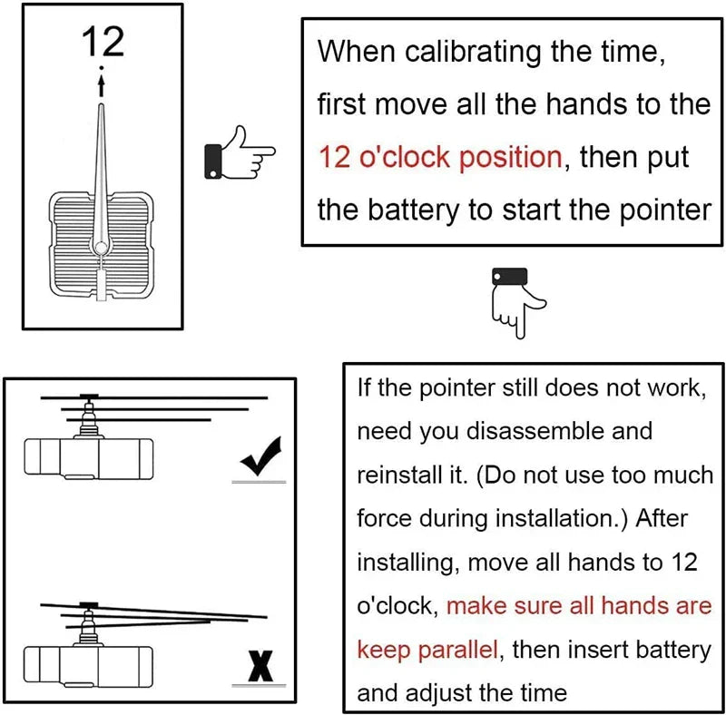 Silent wall clock made of acrylic and wood