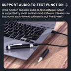Portable Digital Voice Recorder and MP3 Player with High-Quality Audio, Multiple Storage Options