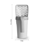 Hygienic cat scoop with odour-stop function
