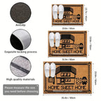 Lightweight Washable Doormat Welcome Mat Carpet Bedroom Living Room