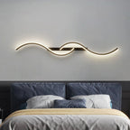 LumiStripes | Modern LED Wall Lamp | Minimalist Wall Lamp in Stripe Design | Indoor Lighting for Bedroom & Living Room