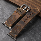 Handcrafted genuine leather cowhide Apple Watch band