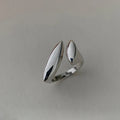 S925 Modern Geometric Elegance Rings