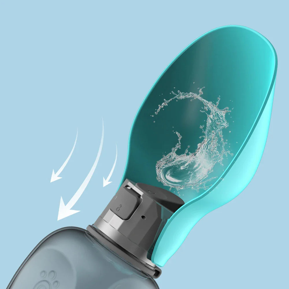 Outdoor water bottle for dogs leak-proof