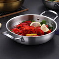 GastroPan – Stainless Steel Sauce & Paella Pan with Handle