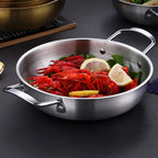 GastroPan – Stainless Steel Sauce & Paella Pan with Handle