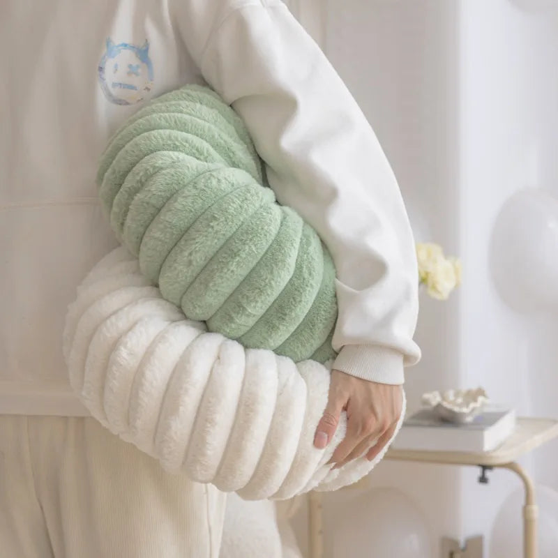 Fluffy Pastel Pumpkin Cushion